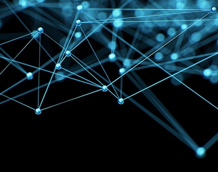 Abstract image of network connections