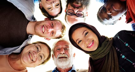 People of different ages and nationalities